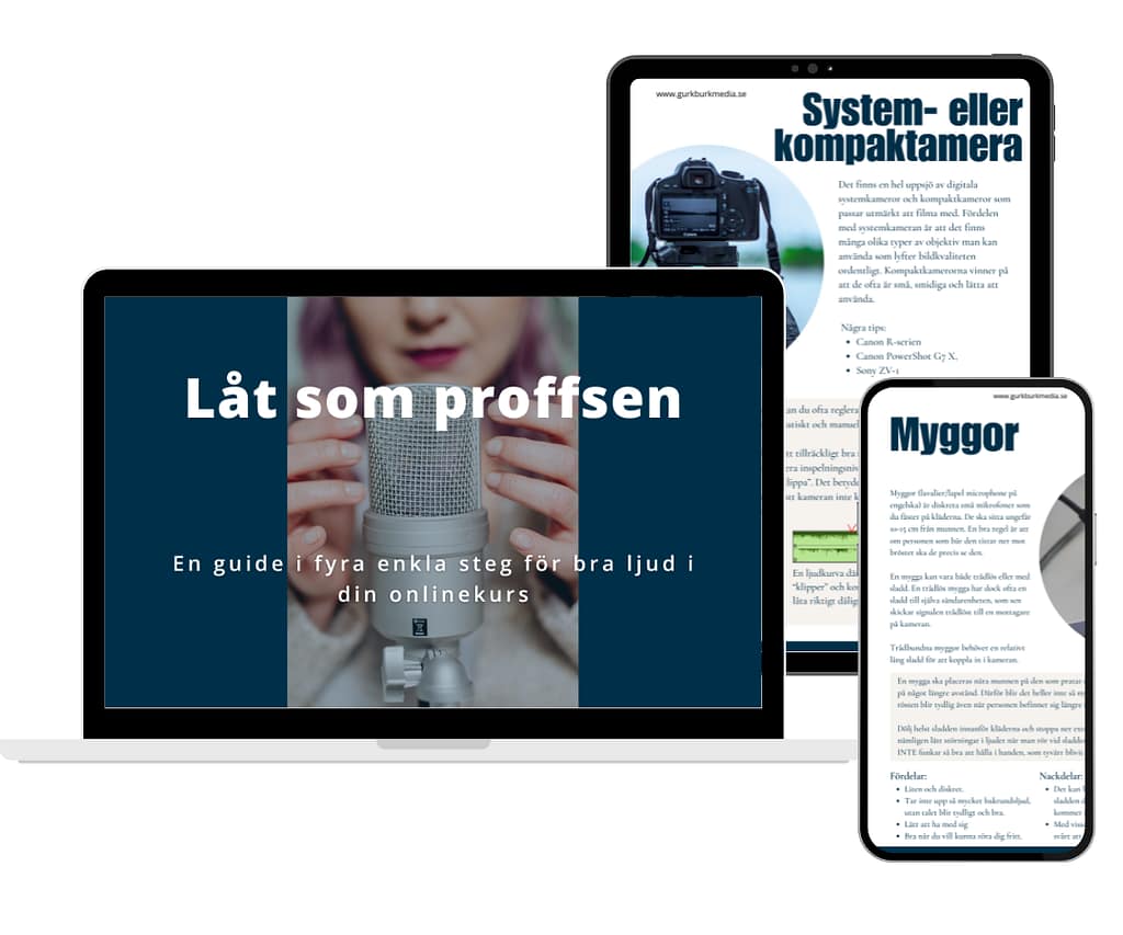 Exempel ur kursen Låt som proffsen